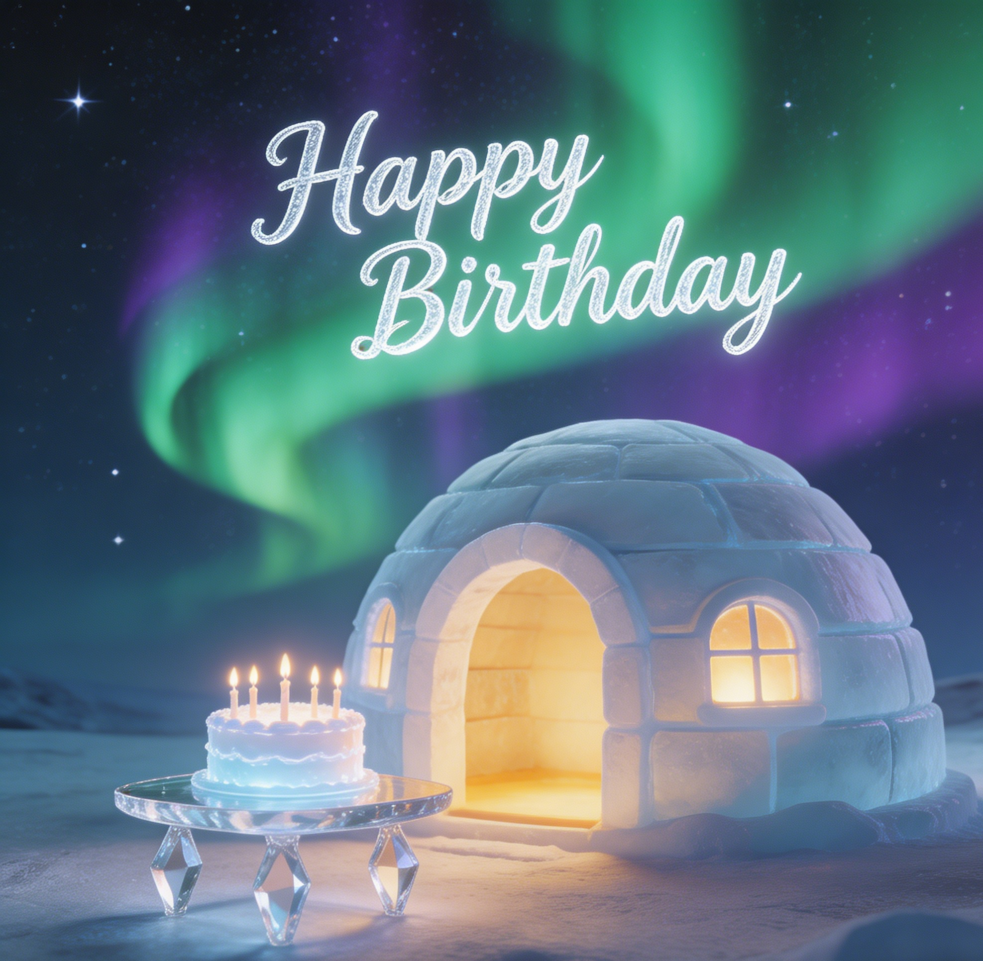 AI Birthday Card Generator minimalist style
