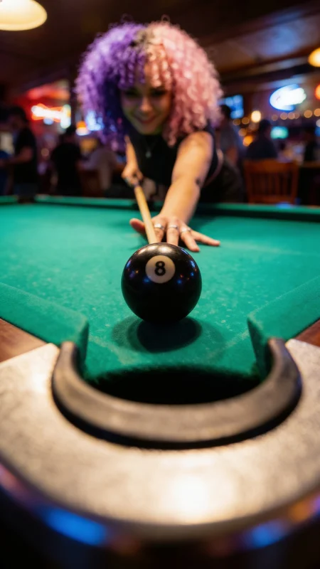 Featured AI Carousel Generator 8-Ball Strike Pool output preview