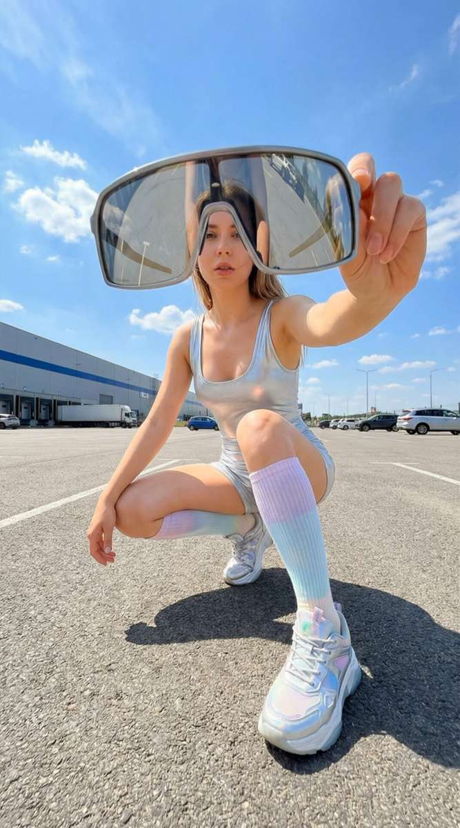 AI Dance Video Generator Parking Lot Dance style look two