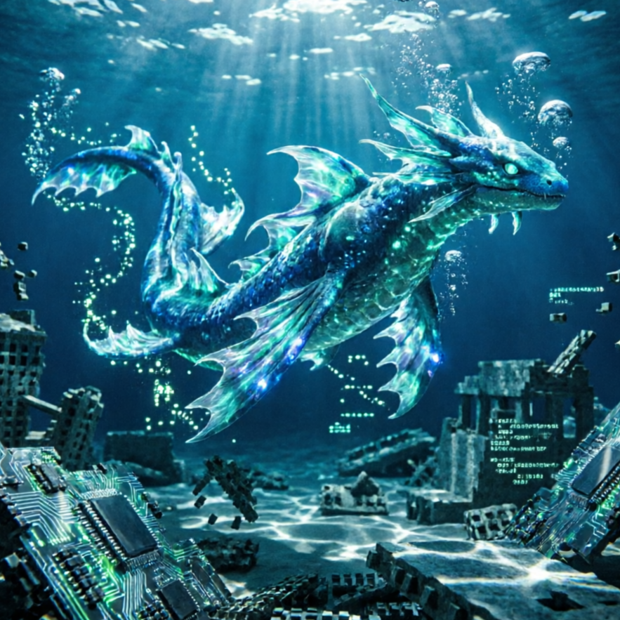 AI Digimon Generator example: Ultimate Digimon as a guardian