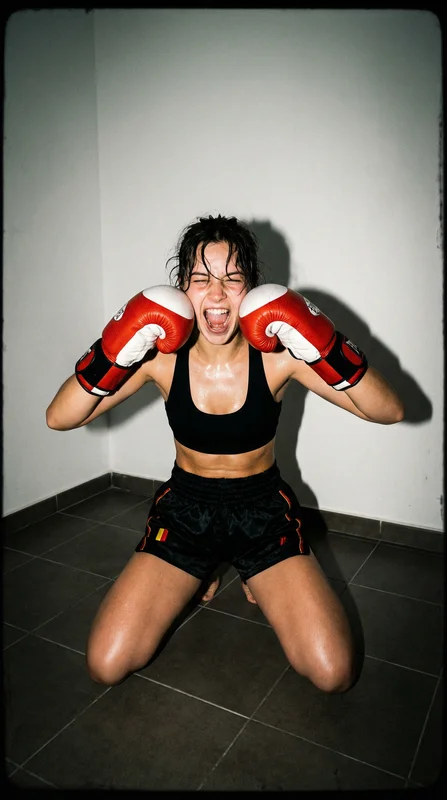 Gritty style sample: MMA-inspired fighter roar