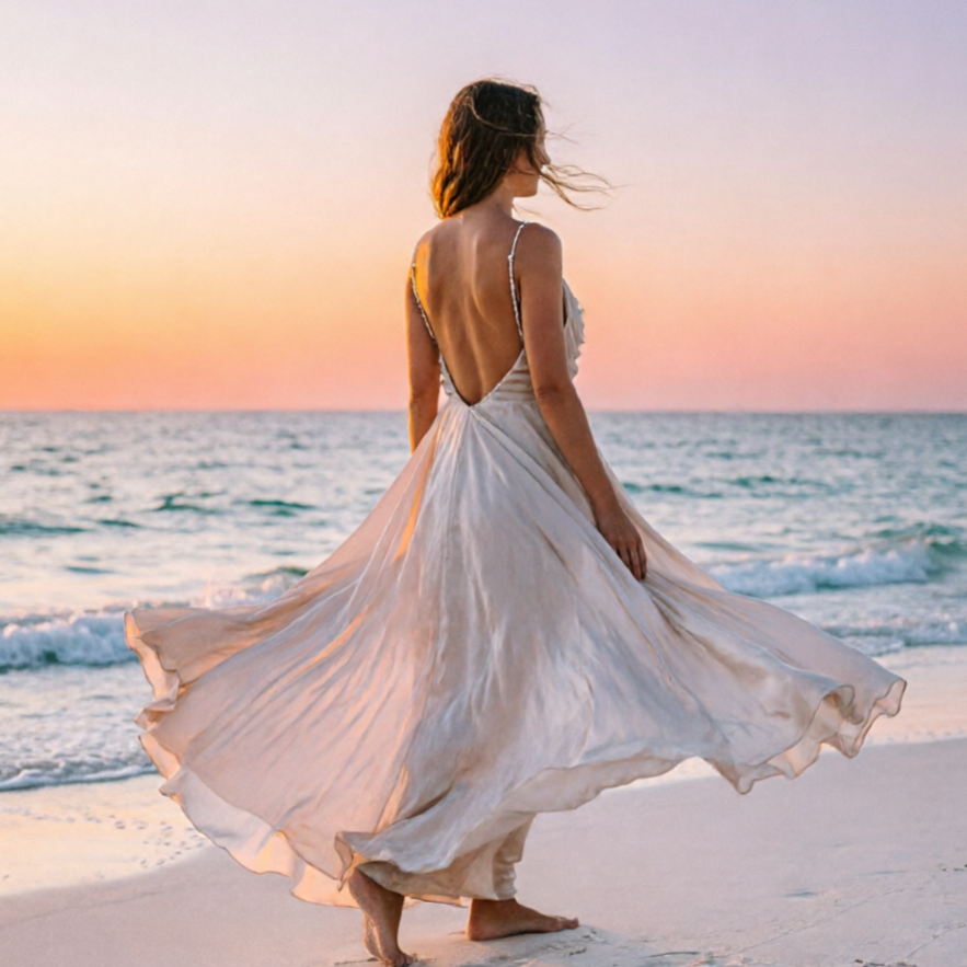 AI Wedding Dress Generator modern style