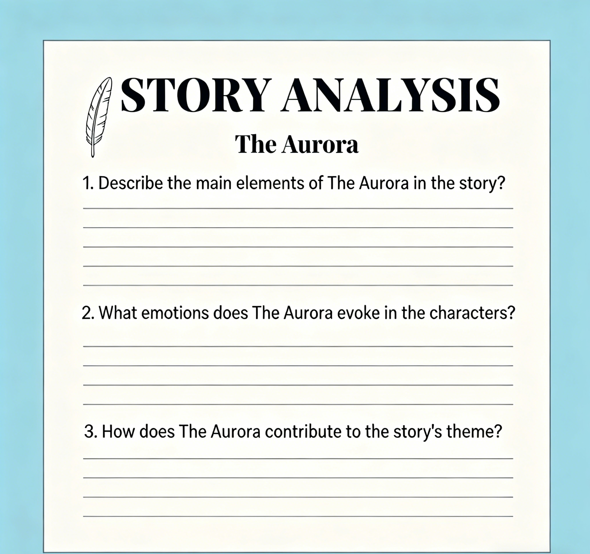 AI-generated English grammar worksheet example