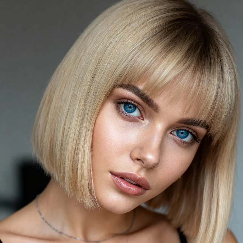 AI-generated photorealistic face of a European woman aged 18 to 25 with youthful skin, natural European features, and high facial symmetry rendered in sharp detail variation 1