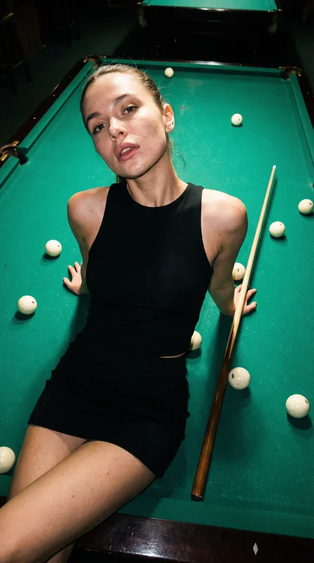 AI Image Generator Pool Hall Queen
